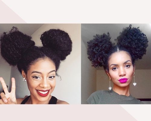 Amazon.com : Afro Bun Afro Wig Updo Hair Bun Synthetic Curly Hair Ponytail  Short Afro Kinky Curly Drawstring Puff Donut Chignon Elastic Wrap  Hairpieces Hair Extensions with Clips for African American (1B#) :