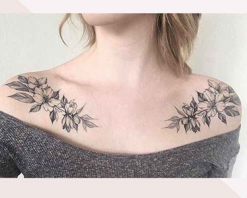 21 Sensuous  Unique Chest Tattoos Women2023 Version