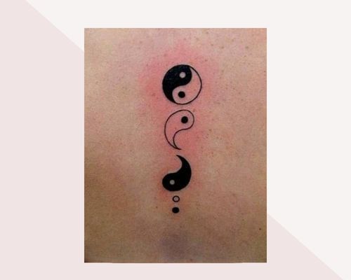 DaintyYin And Yang Breast Tattoos