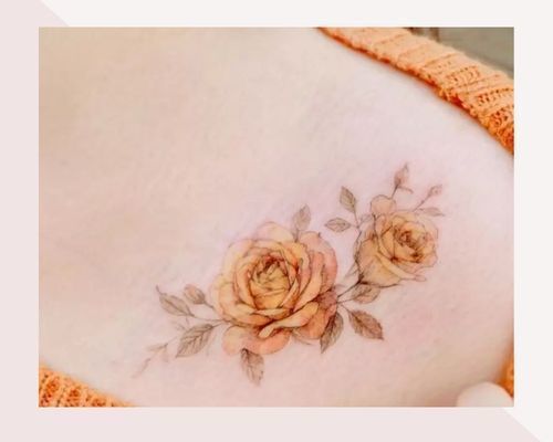 Yellow Rose by Camila Conti at Little Rabbit Ink Dublin Ireland  9GAG