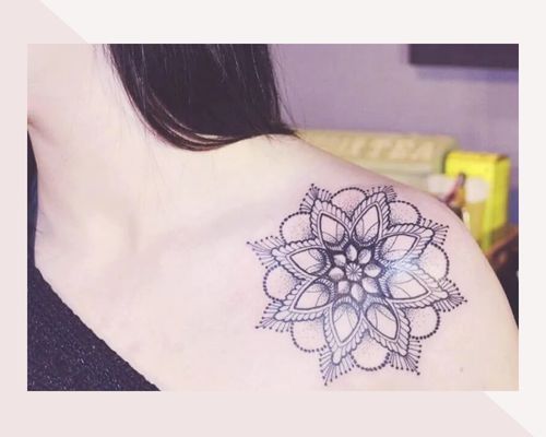 big flower tattoo