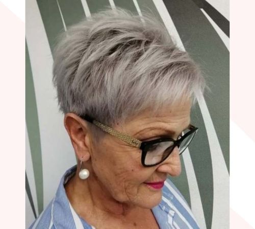 Edgy-razor-haircut-for-women-over-70