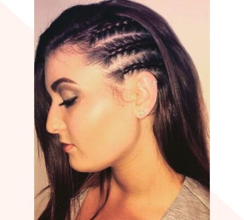 braids-on-side