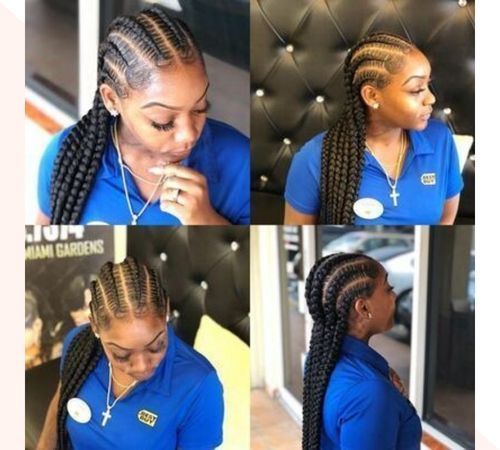 Six Feed-In Braids