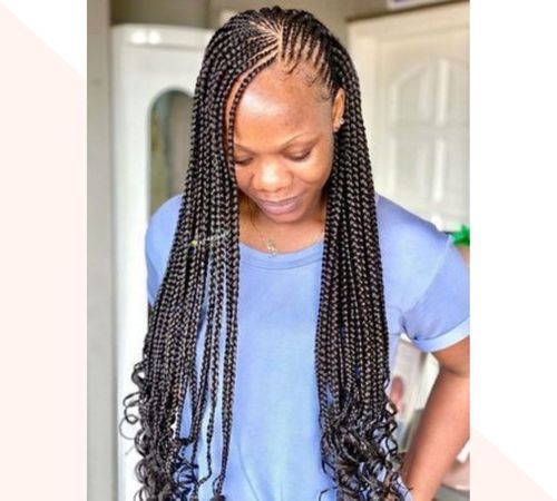 25 Cornrow Hairstyles With Natural Hair (With Photos)