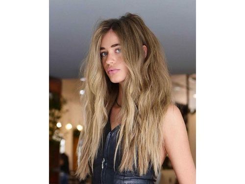 textured-long-layered-hairstyle