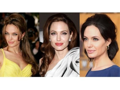 Glamorous Hair Styles by Angelina Jolie