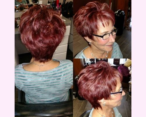 copper-red-hair-short-hairstyle-for-women-over-70
