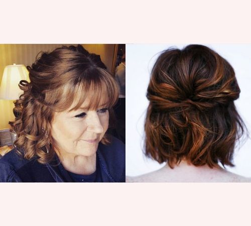 half-updo-short-hair-for-women-over-70