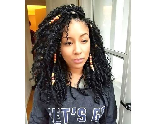 Braids with Beads and Curly Ends