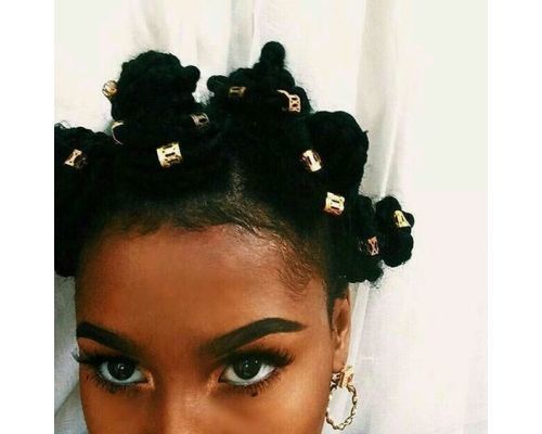 Cuffs on Mini Braided Buns