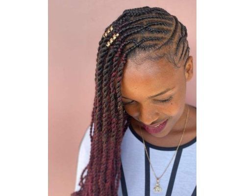 Beads on Twist Braids