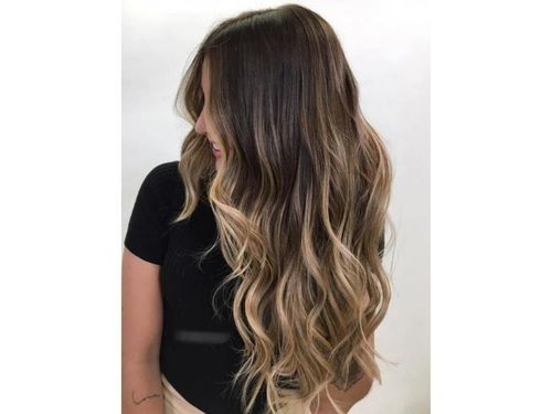 Subtle Blonde Balayage for Long hair