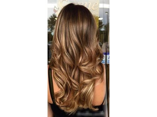 Golden Caramel Balayage 