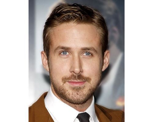 Close Up of Beautiful Swedish Man with Stylish Hairstyle and Beard in Blue  Tshirt Looking in Camera with Serious Stock Image  Image of male face  102310961