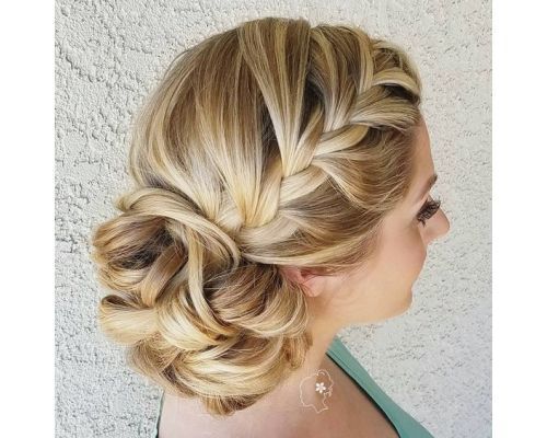 Bun with Braid