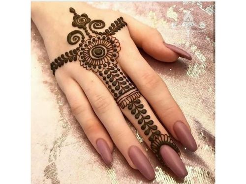 Subtle Henna Design