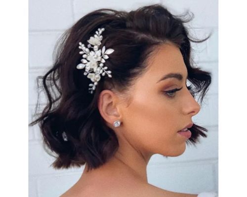 30 Gorgeous Short Wedding Hairstyles and Bridal Hair Ideas