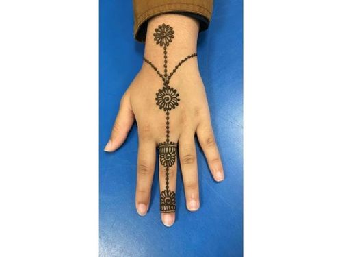 Haathpool Chain Henna Design