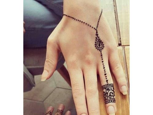 Bracelet mehndi design for back hand | trick mehandi design . . . . 🙏  Please Follow me friends 🙏 . .… | Instagram