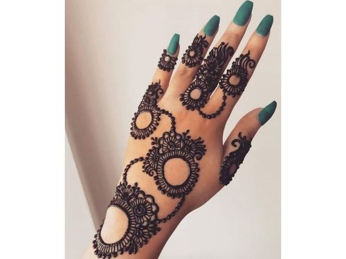 Carefully Painted Intricate Design Using Henna Stock Photo 1771709885 |  Shutterstock