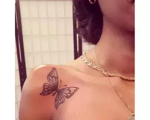 80 Dazzling Butterfly Tattoos On Shoulder  Tattoo Designs  TattoosBagcom