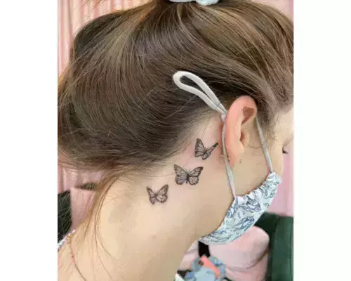 12 Beautiful Butterfly Neck Tattoos  neartattoos