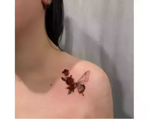 30 Cute Butterfly Tattoos  Butterfly  Flower on Hand I Take You  Wedding  Readings  Wedding Ideas  Wedding Dresses  Wedding Theme