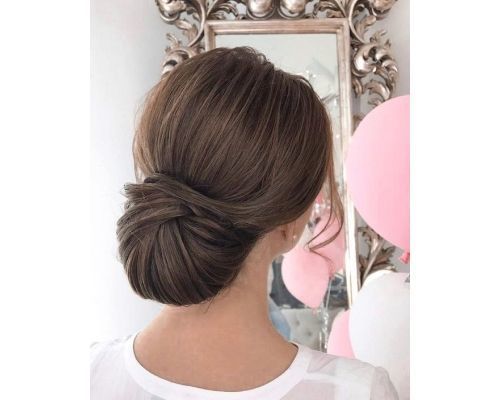 Smooth and Sophisticated Chignon