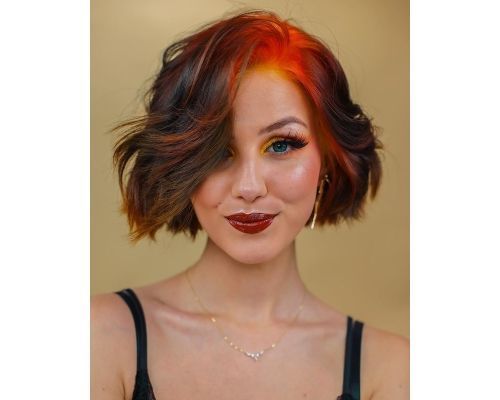 Vibrantly Dyed Bob