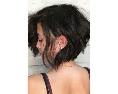 Short and Messy bob