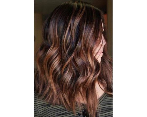 Long Bob with Ombre for Thick Hair