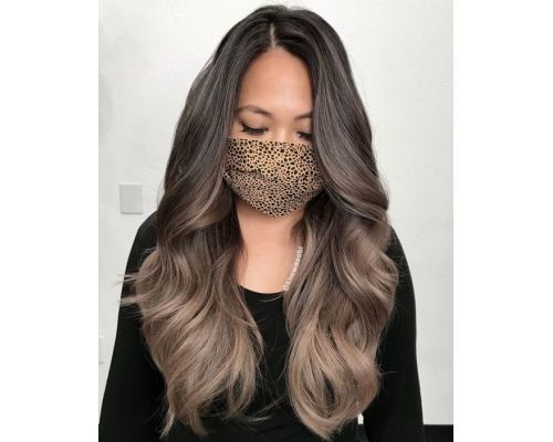 Cool-Toned Brown Balayage