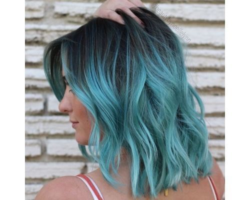 Turquoise Balayage