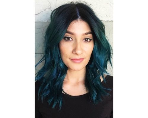 Teal Balayage