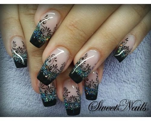 89e2cd4788f2913030a2a8cafbbdce2a--french-tip-nail-designs-flower-nail-designs