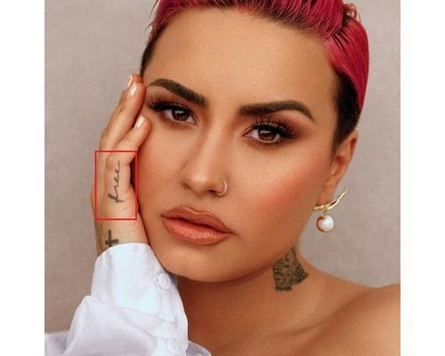 Demi Lovato Reveals New Massive Spider Tattoo They Recently Got On Their  Head