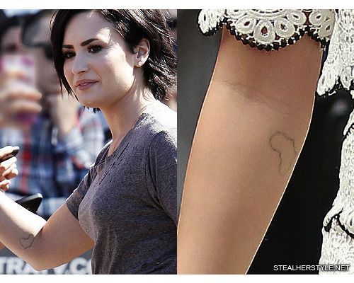 9 Best Demi Lovato Tattoo Designs And Pictures  Styles At Life