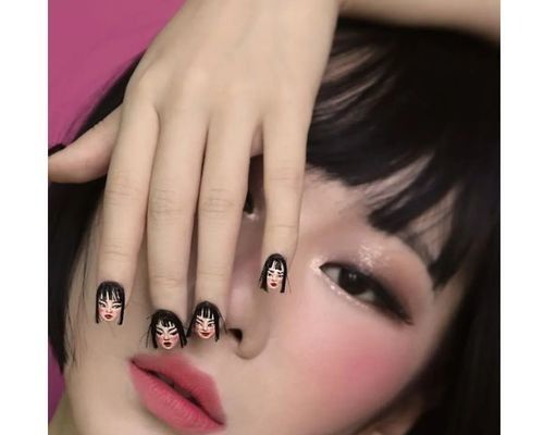 potrait nails (2)