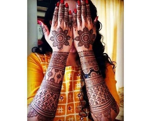 Henna/ Mendhi Temporary Tattoo: Mandala (Both Hands) – SOKORA JEWELS