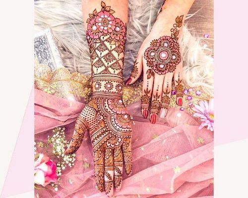 bridal-mehndi-with-gemstones