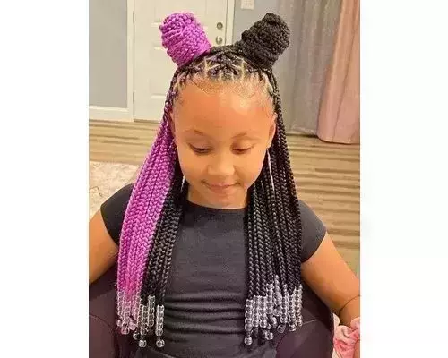 Just great kids braids hairstyles Long hair  Box Braids Hairstyles Kids   Black hair Box Braids Hairstyle Hair coloring