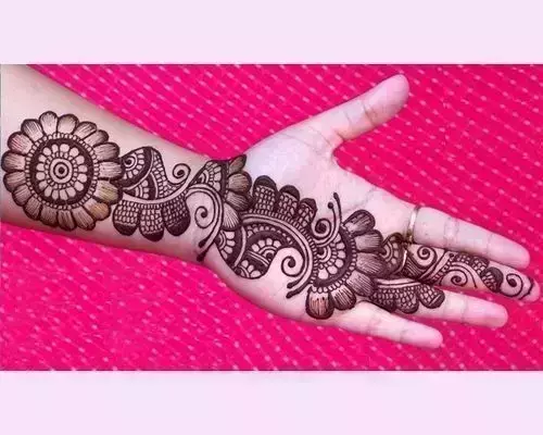 Big Henna Stencils Arabic Hand New Design Wedding Drawing Pochoir Henna  Finger Template for Women Hands