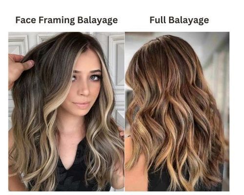 face-framing-balayage-Vs-full-balayage