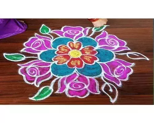 Simple Rangoli Designs