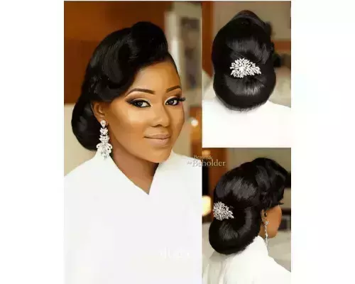 55 Stunning Black Wedding Hairstyles And Haircuts With Photos Fabbon