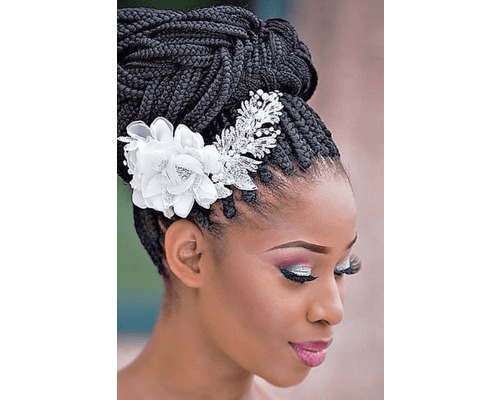 20 Beautiful Wedding Hairstyles For Natural Hair: 2022 – Afrocenchix