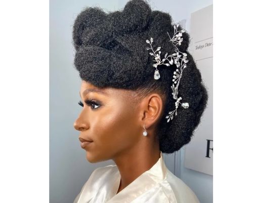 Wedding hairstyles for black women | by Tiffany | Medium