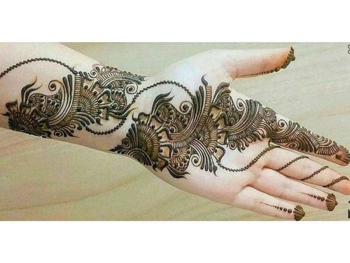 Arabic Hand Henna Design