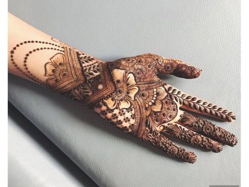 Creative Hand Henna Design